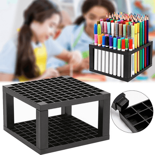 Markers brush 96 hole desk stand pencil holder
