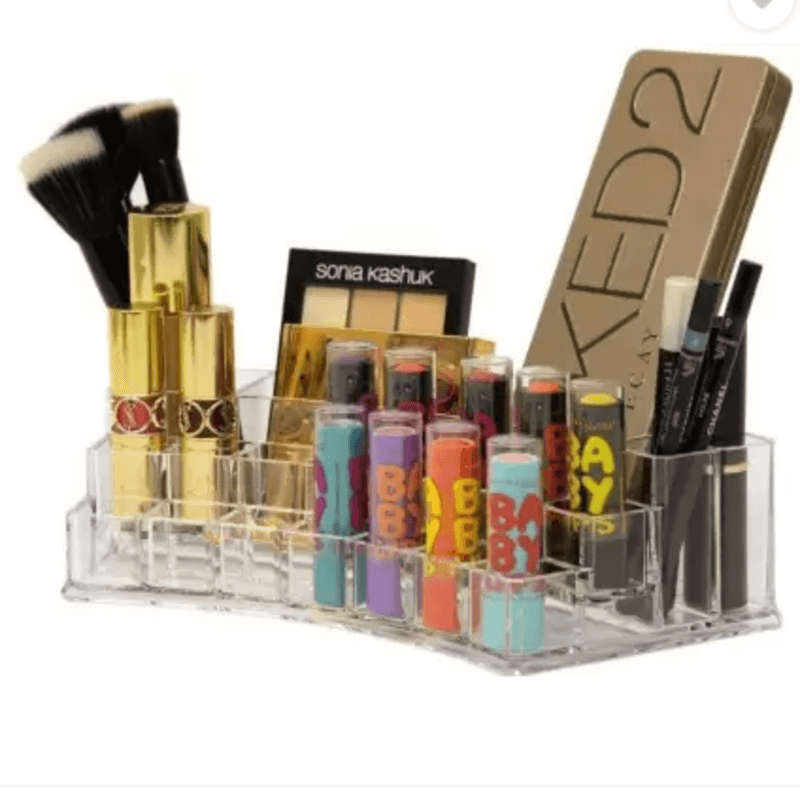 19 grid cosmetic organizer