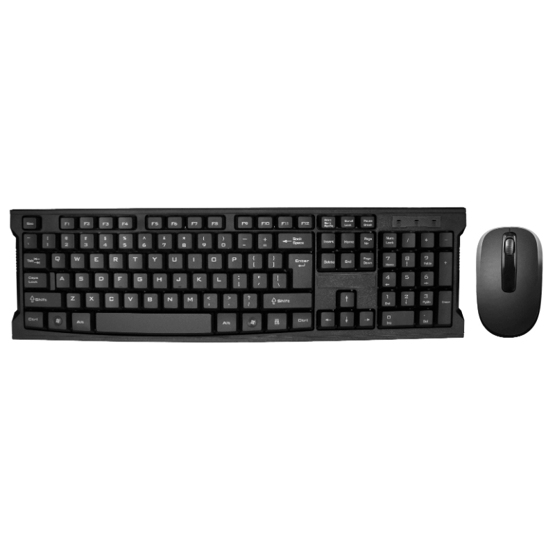 Wireless desktop keyboard and mouse combo