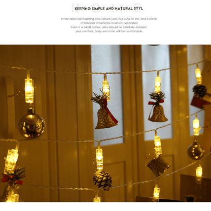 20 led photo clips string lights