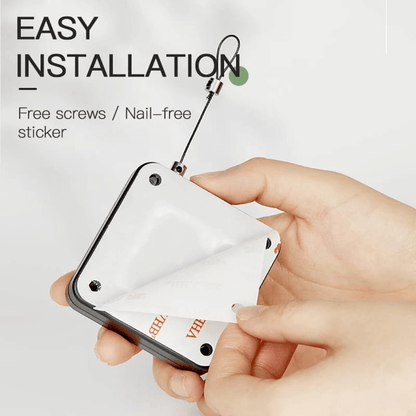 Self adhesive door closer
