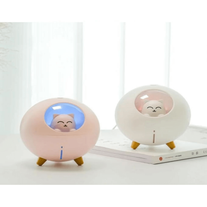Kitty in shuttle night mood humidifier