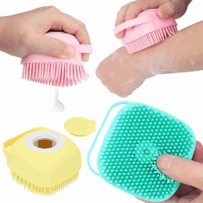 Silicone bath brush