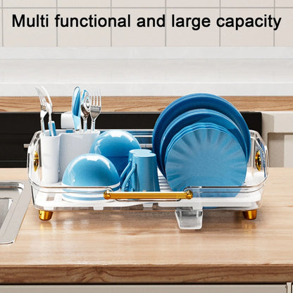 Acrylic Luxury Dish Drain Rack