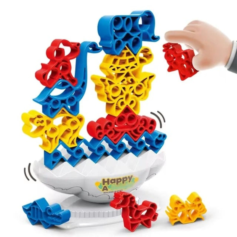 Animal blocks balance game