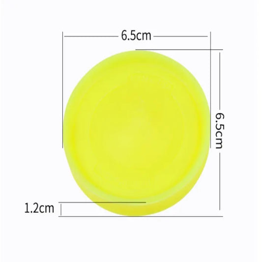 1pc Creative Mini Silicon Frisbee Hand Push