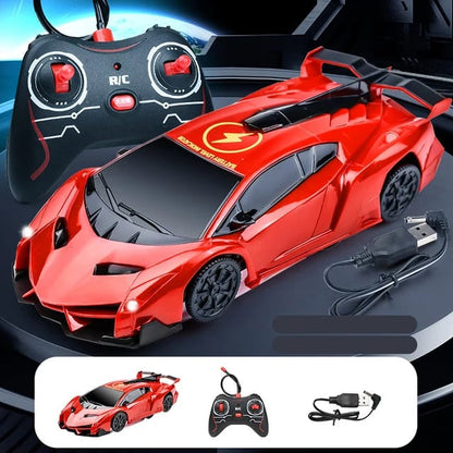 Remote control toy car wall climbing car