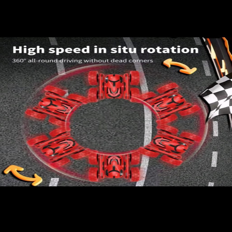 Remote control stunt car with smoke usb