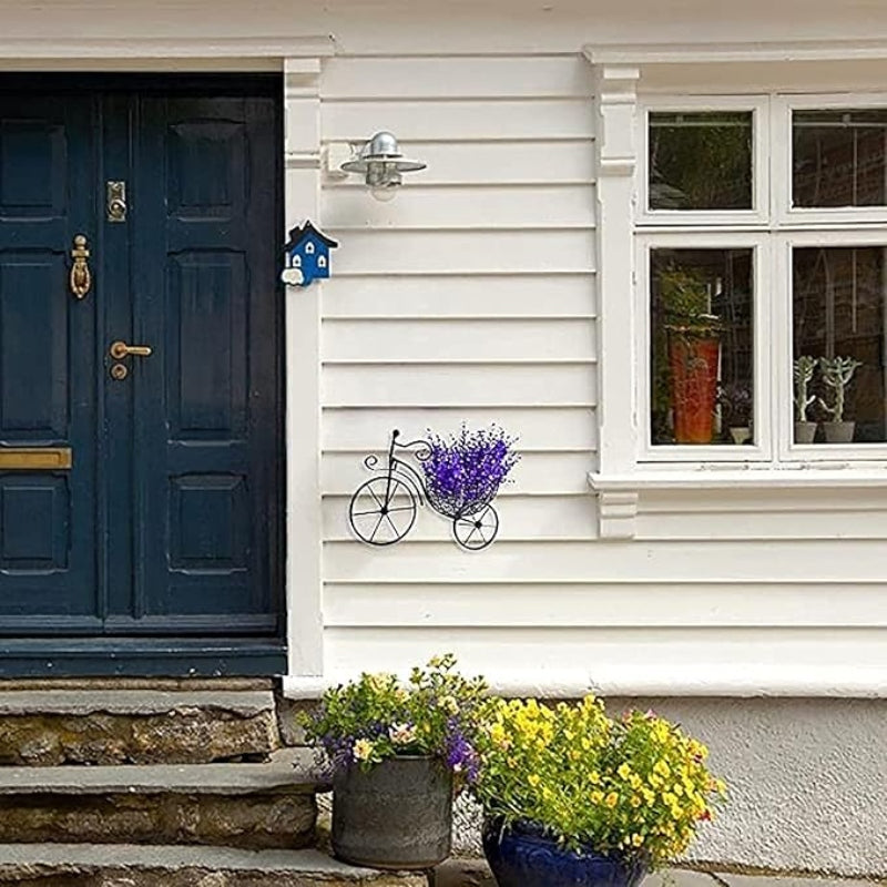 Bicycle Design Wall Mounted Basket Indoor and Outdoor