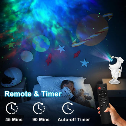 Astronaut light projector for kids