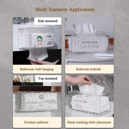 Luxury Crystal Wall Mounted Tissue Box