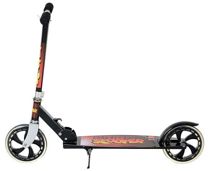 Heavy Duty Metal Body Jumbo Scooter for Kids & Adults (RED, Jumbo)