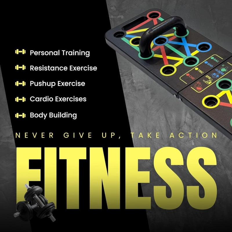 Push Up Bars Stand Board with Strong Grip Handle