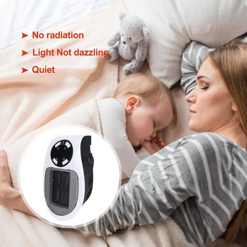 Portable electric heater fan