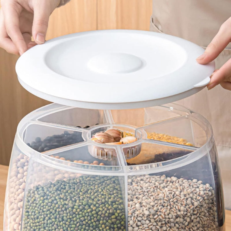 6 grid dry food dispenser 10kg