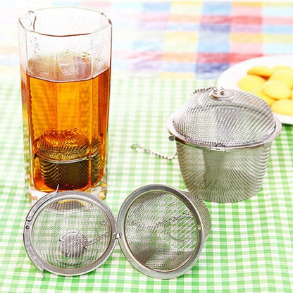 Stainless steel soup taste spice box basket