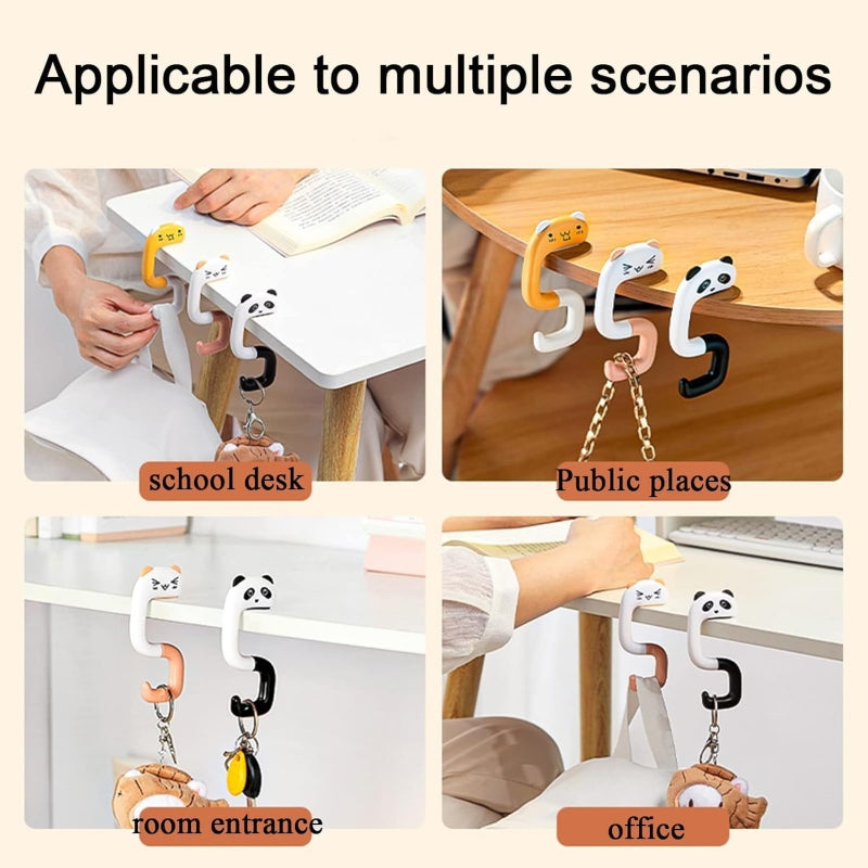 Cute Animal Hook for Hanging Decorative Table Purse Bag