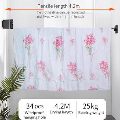 Clothesline indoor punch free balcony