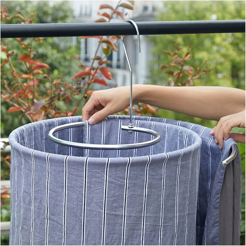 Metal-spiral drying hanger