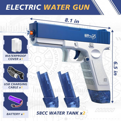 Rechargeable electric squirt water gun