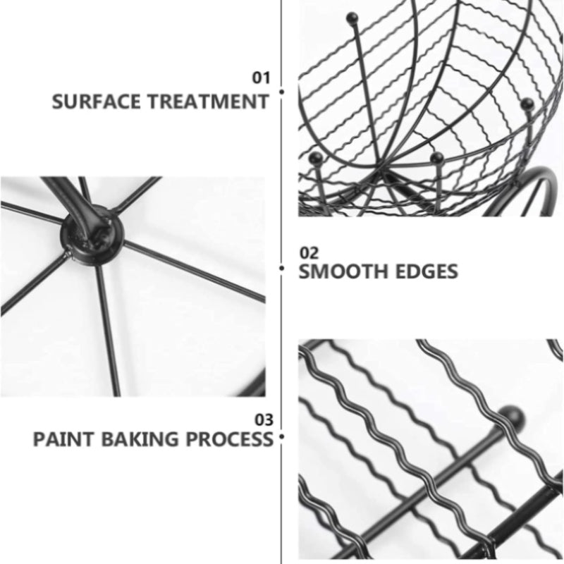 Bicycle Design Wall Mounted Basket Indoor and Outdoor