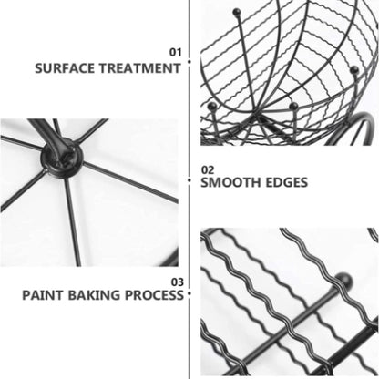 Bicycle Design Wall Mounted Basket Indoor and Outdoor