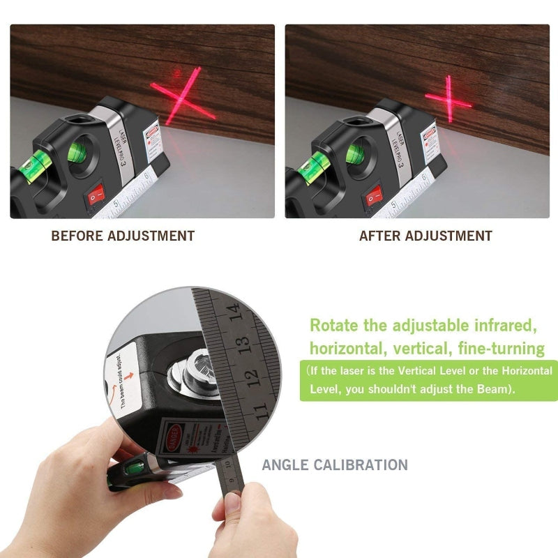 Multipurpose Laser Level for Picture Hanging