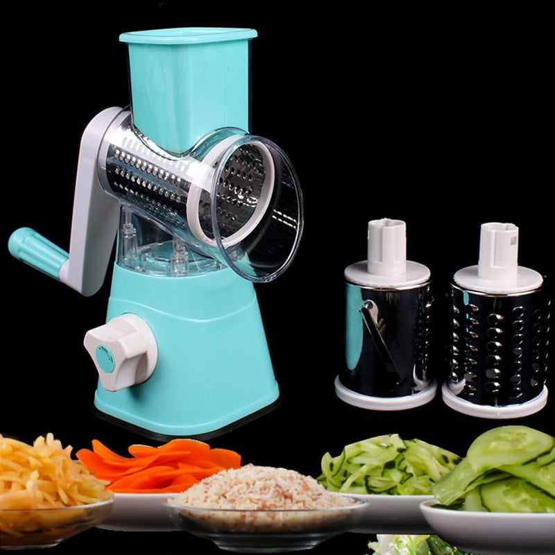 Table top drum grater
