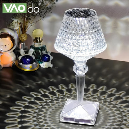Crystal diamond stone style lamp 