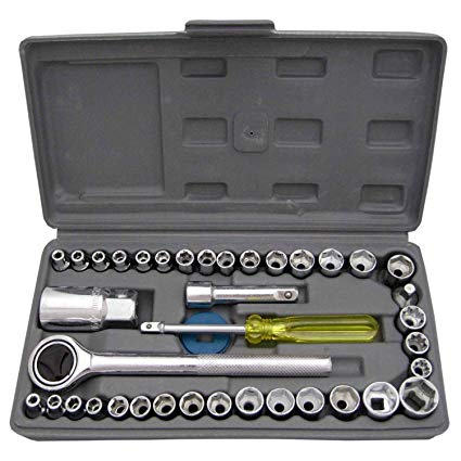 Aiwa multi purpose combination socket tool set (40 pieces)