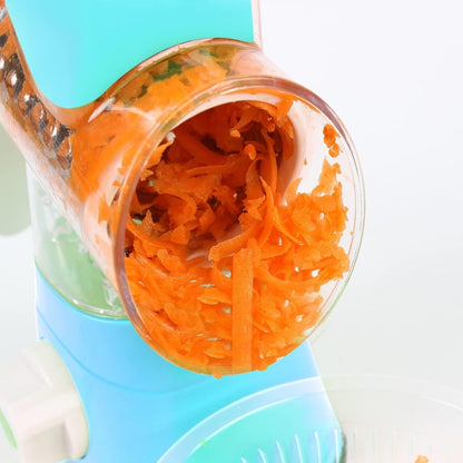 Table top drum grater