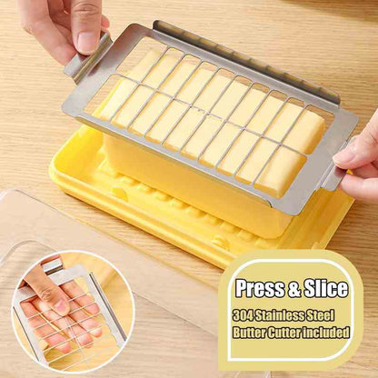 Butter Slicer Cutter Dish Box