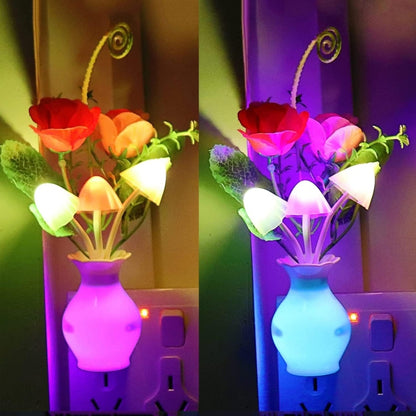 Mushroom LED Sensor Light Night Lamp
