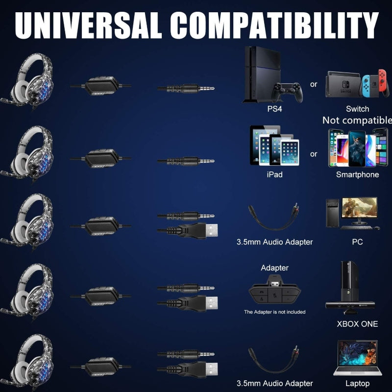  gamer rgb led lamp stereo switch with microphone
