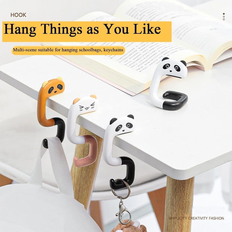 Cute Animal Hook for Hanging Decorative Table Purse Bag