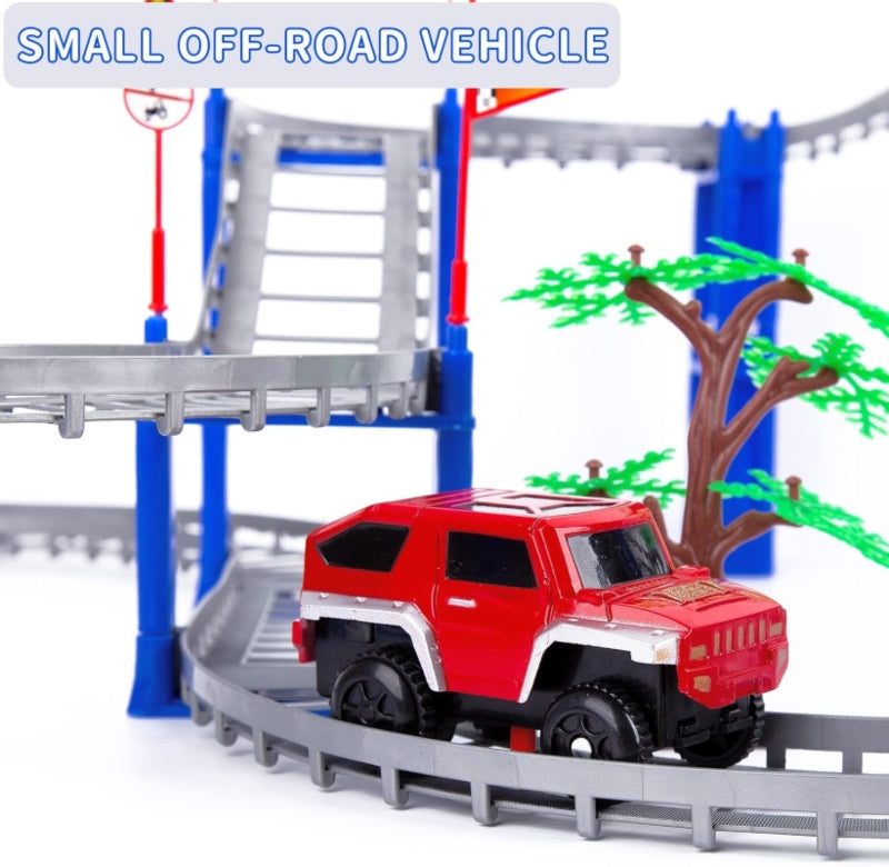 Electric rail car set