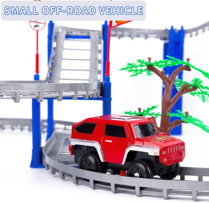 Electric rail car set