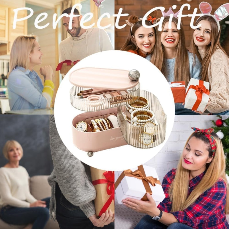 Rotating jewelry organizer