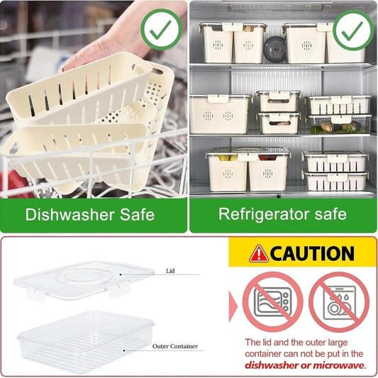 Acrylic 4 Grid Snack Box
