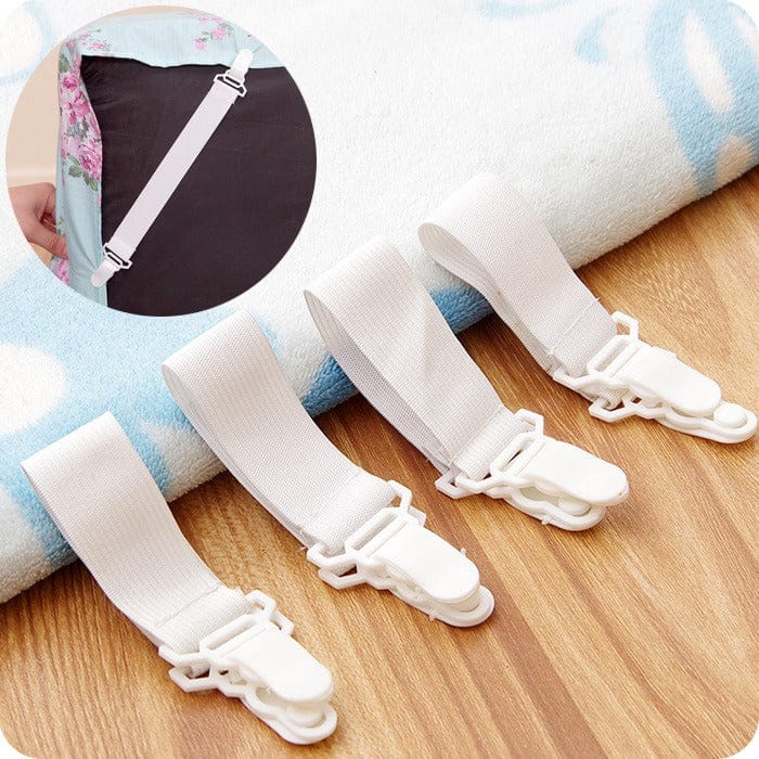 4pcs set adjustable bed sheet fixing clip
