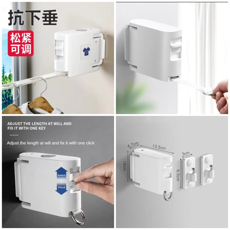 Clothesline indoor punch free balcony