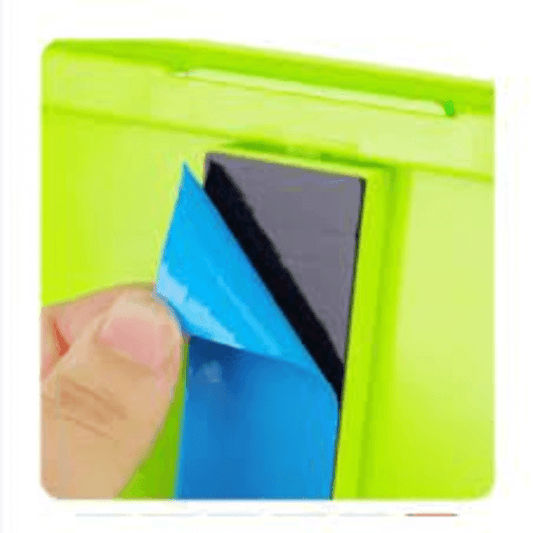 Plastic self-adhesive wall shelf 