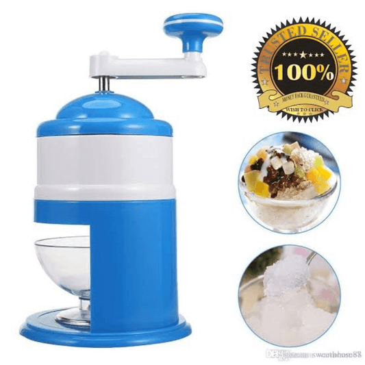 Manual portable hand ice crusher machine