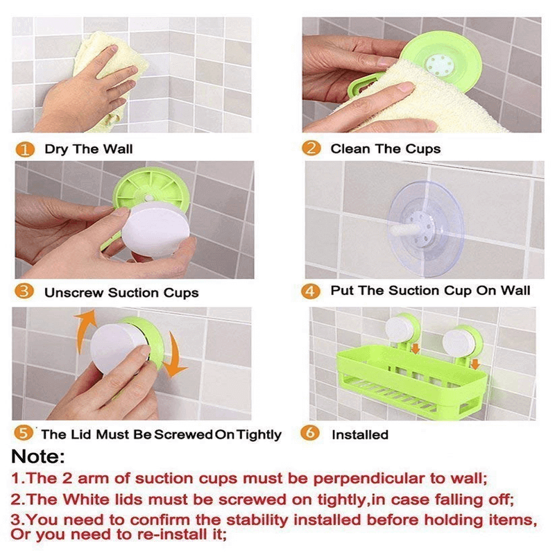 Suction cup multipurpose storage holder