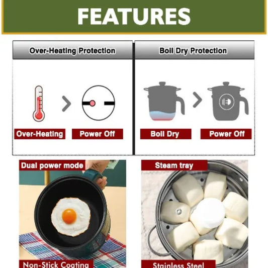 Multi function Portable Electric Cooker