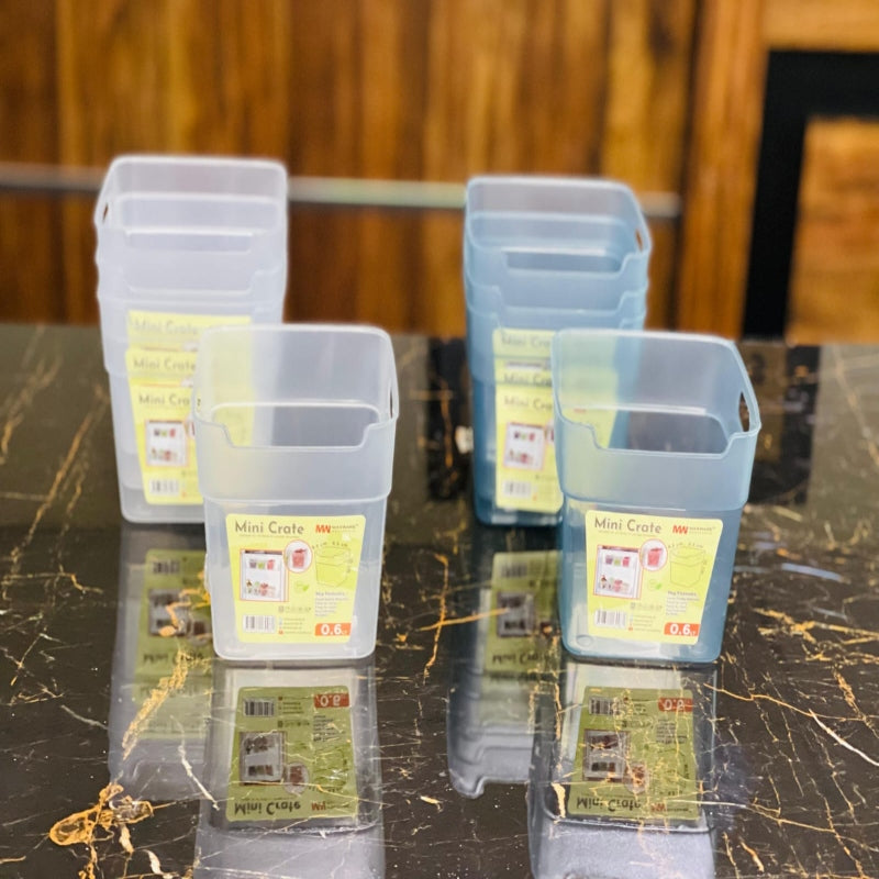 Mini Crate Pack of 4 Storage Solution for All Purposes