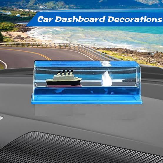 Car interior dashboard decoration