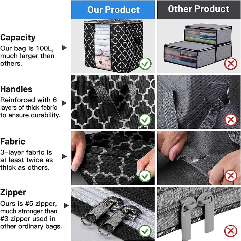 High Quality Embossed Storage Bag