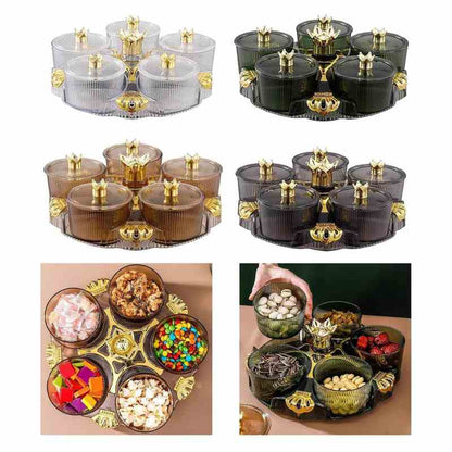 Acrylic Rotating Dry Fruit Tray