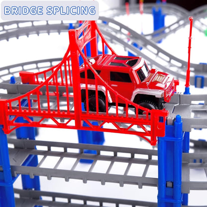 Electric rail car set